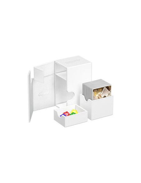 Flip'n'Tray Deck Case 80+ Standard Size XenoSkin White. Ultimate Guard