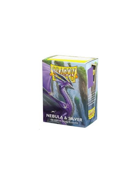 Dragon Shield Cases Standard Size (63x88mm) - Nebula Silver Dual Matte (100)