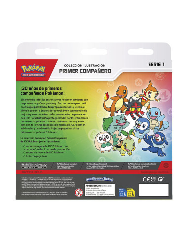 Mega Evolution - Rising Heroes Illustration Collection: First Companions (Spanish)