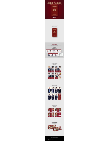 (PRE-ORDER) ENHYPEN - [ENHYPEN WORLD COUPON CARD COLLECTION] HIGH SCHOOL BASIC