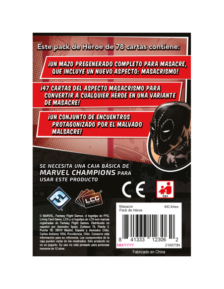 Deadpool. Pack de Héroe Marvel Champions (Español)
