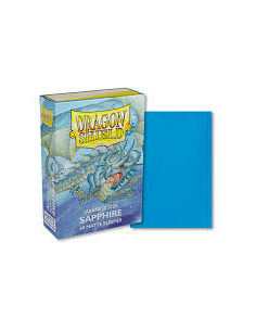 Dragon Shield Sleeves Japanese Size (59x86mm) - Sapphire Matte