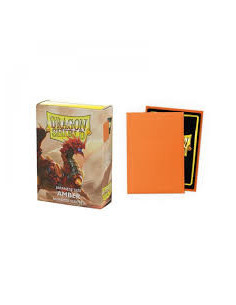 Fundas Dragon Shield Tamaño Japonés (59x86mm) - Amber Matte Sleeves 2