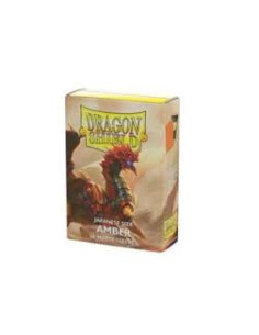Dragon Shield Japanese Size Sleeves (59x86mm) - Amber Matte Sleeves