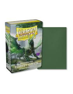 Fundas Dragon Shield Tamaño Japonés (59x86mm) - Forest Green Matte Sleeves 2