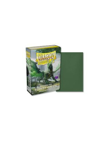 Dragon Shield Japanese Size Sleeves (59x86mm) - Forest Green Matte Sleeves