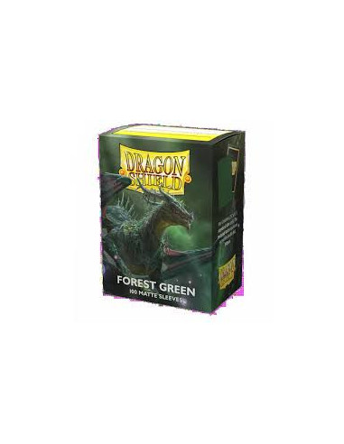 Fundas Dragon Shield Tamaño Japonés (59x86mm) - Forest Green Matte Sleeves