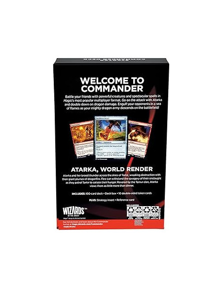 MTG -  Draconic Destruction Deck de Commander 2022 (Ingles)