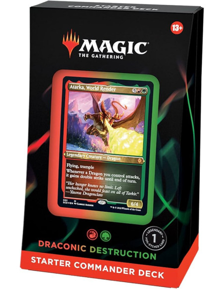 MTG -  Draconic Destruction Deck de Commander 2022 (Ingles)