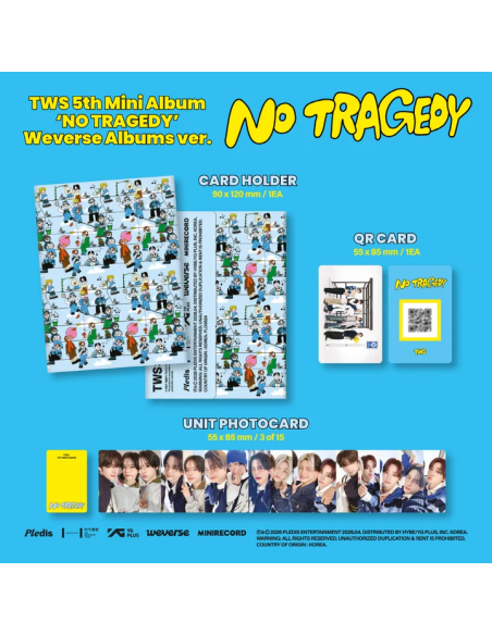 (PRE-ORDER) TWS - [NO TRAGEDY] 5th Mini Album WEVERSE ALBUMS Version