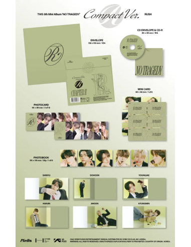 (PRE-ORDER) TWS - [NO TRAGEDY] 5th Mini Album COMPACT RANDOM Version