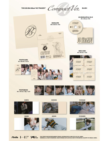 (PRE-ORDER) TWS - [NO TRAGEDY] 5th Mini Album COMPACT RANDOM Version