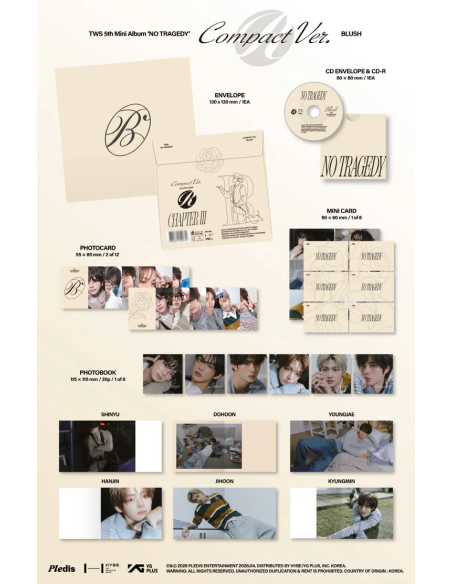 (PRE-ORDER) TWS - [NO TRAGEDY] 5th Mini Album COMPACT RANDOM Version