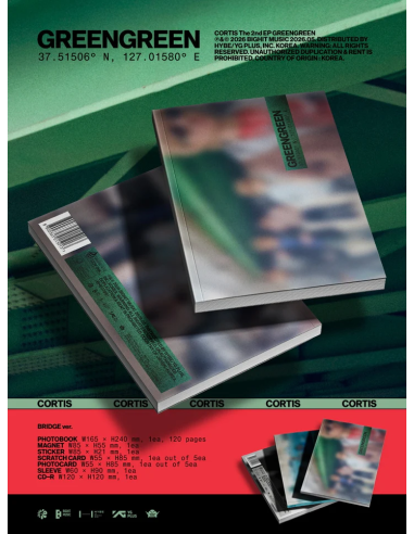 (PRE-ORDER) CORTIS - [GREENGREEN] THE 2ND EP Album