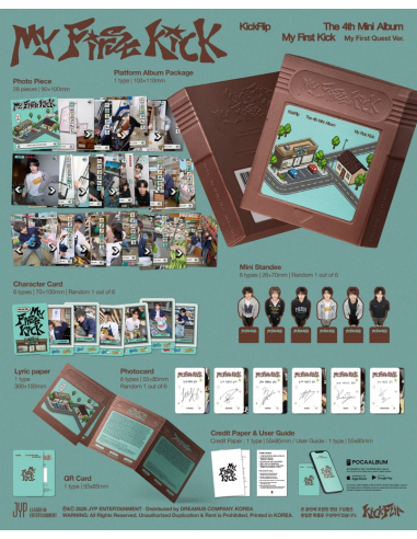 PRE-ORDER RELEASE PARTY KickFlip - [MY FIRST KICK] 4th Mini Album MY FIRST QUEST Version