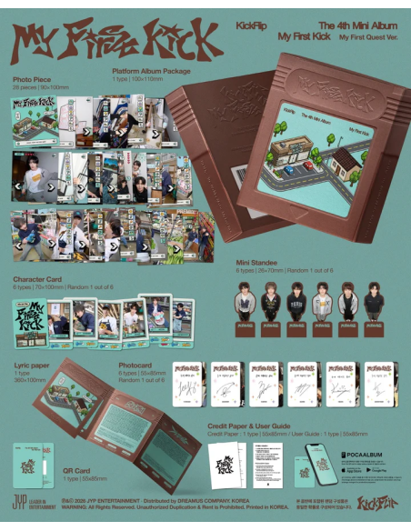 PRE-ORDER RELEASE PARTY KickFlip - [MY FIRST KICK] 4th Mini Album MY FIRST QUEST Version