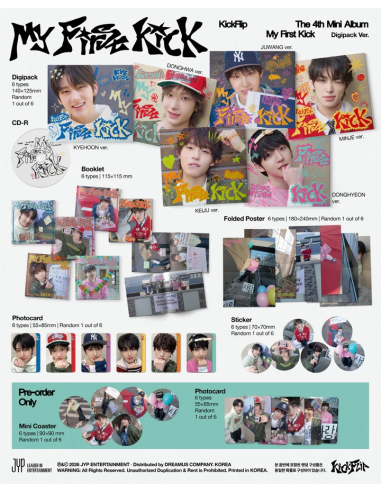 copy of PRE-ORDER RELEASE PARTY KickFlip - [MY FIRST KICK] 4th Mini Album MY FIRST TRIP Version