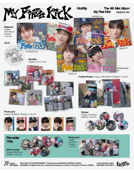 copy of PRE-ORDER RELEASE PARTY KickFlip - [MY FIRST KICK] 4th Mini Album MY FIRST TRIP Version