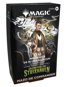 MTG - Influencia de Plumargéntum Deck de Commander Secretos de Strixhaven (Ingles)