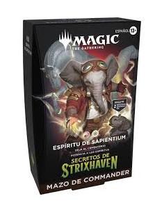 MTG - Espíritu de Sapiéntium Deck de Commander Secretos de Strixhaven (Ingles)