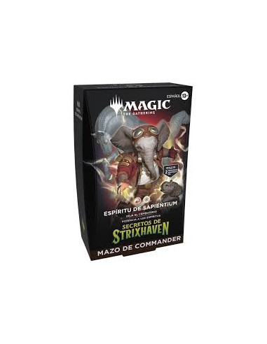 MTG - Espíritu de Sapiéntium Deck de Commander Secretos de Strixhaven (Ingles)