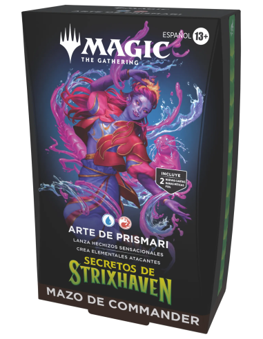 MTG - Arte de Prismari Deck de Commander Secretos de Strixhaven (Español)