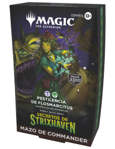 MTG - Pestilencia de Flosmarcitus Deck de Commander Secretos de Strixhaven (Español) 2