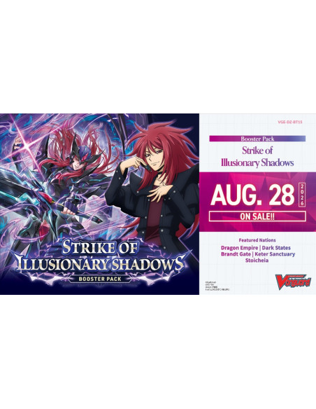 PREORDER Cardfight! Vanguard - Strike of Illusionary Shadows DZ-BT15: Booster Box (16)