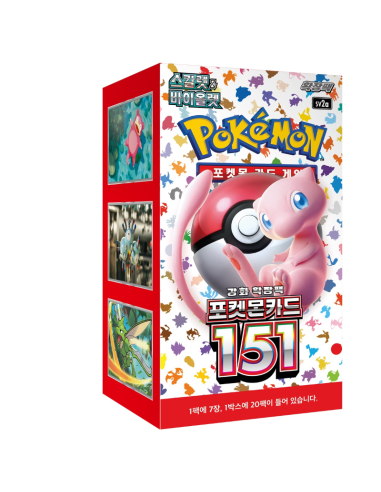 Pokémon 151: Caja de Sobres (20) Coreano