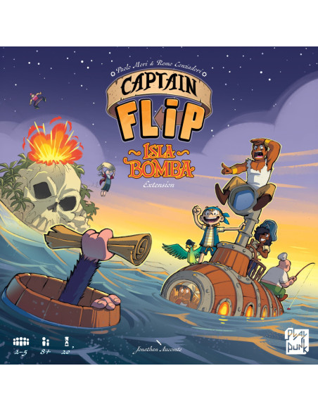 Captain Flip. Bomb Island. Expansion (Spanish)