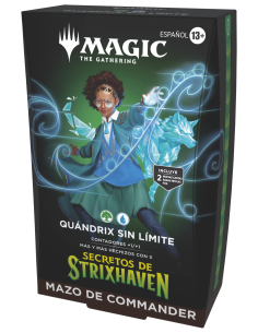 MTG - Quadrix without limits Commander Deck Secrets of Strixhaven (English) Damaged Box 2