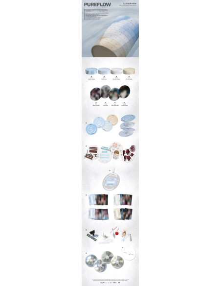 (PRE-ORDER) LE SSERAFIM - [PUREFLOW PT.1] 2nd Studio Album