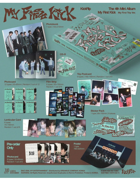 PRE-ORDER RELEASE PARTY KickFlip - [MY FIRST KICK] 4th Mini Album MY FIRST QUEST Version (Standard)