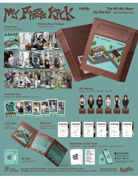 PRE-ORDER RELEASE PARTY KickFlip - [MY FIRST KICK] 4th Mini Album MY FIRST TRIP Version (Platform)