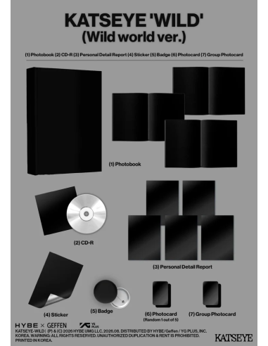 (PRE-ORDER) KATSEYE - [WILD] Album