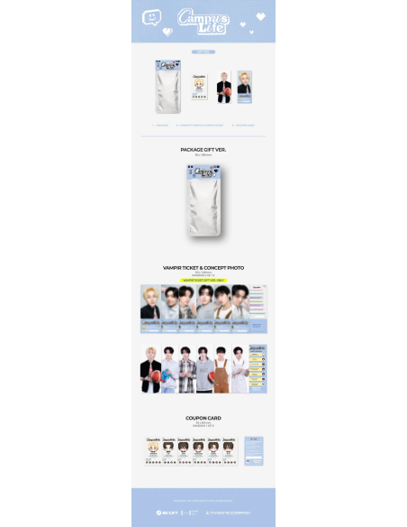 (PRE-ORDER) ENHYPEN - [WORLD COUPON CARD COLLECTION] CAMPUS LIFE GIFT Version