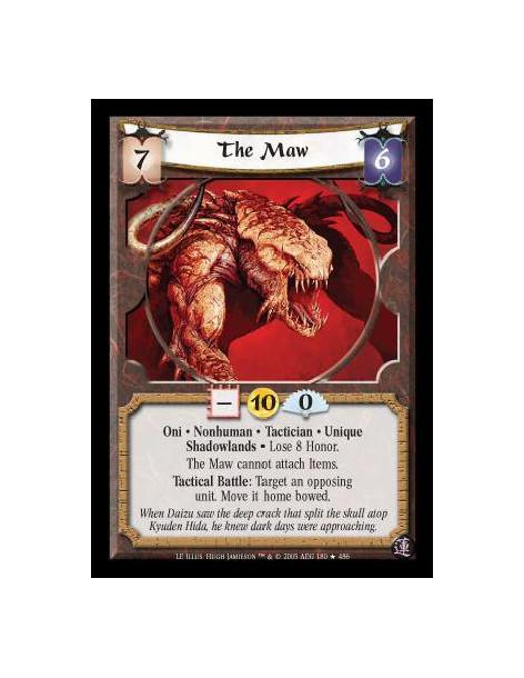 The Maw FOIL (Idioma Español)  - Oni · Nonhuman · Tactician · Unique · Shadowlands · Lose 8 Honor. The Maw cannot attach Items.