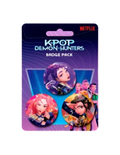 Pack De 3 Chapas. K-Pop Demon Hunters