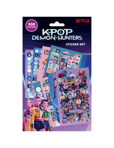 Pegatinas K-Pop Demon Hunters 500 Stickers