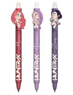 Pack 3 Boligrafos Con Tinta Borrable K-Pop Demon Hunters