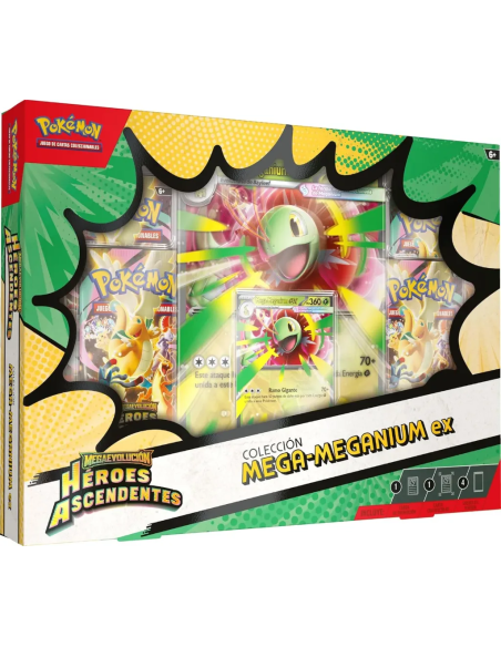 Pokémon TCG: Ascended Heroes – Mega Meganium Ex Box (Spanish)