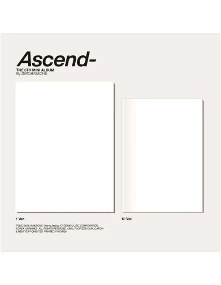 (PRE-ORDER) ZEROBASEONE - [ASCEND-] 6th Mini Album PHOTOBOOK
