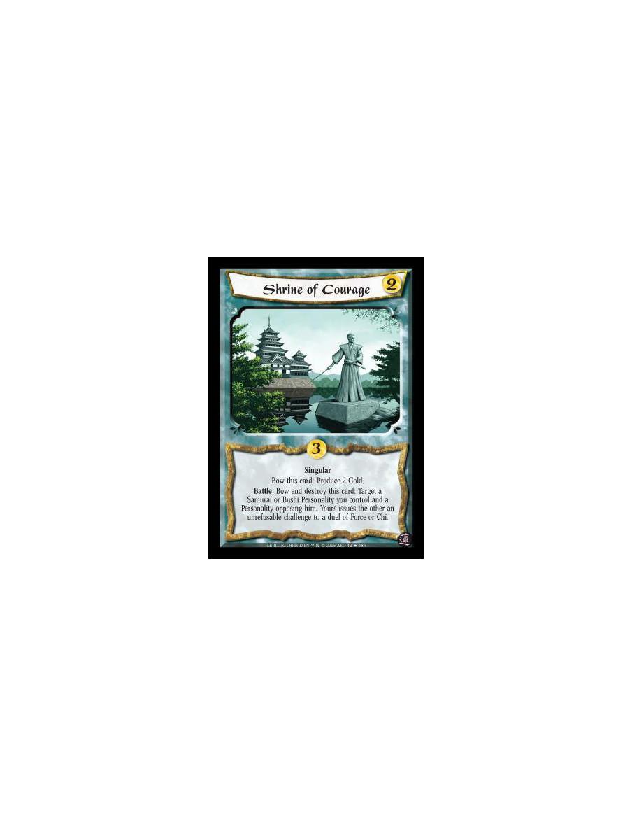 Shrine of Courage FOIL