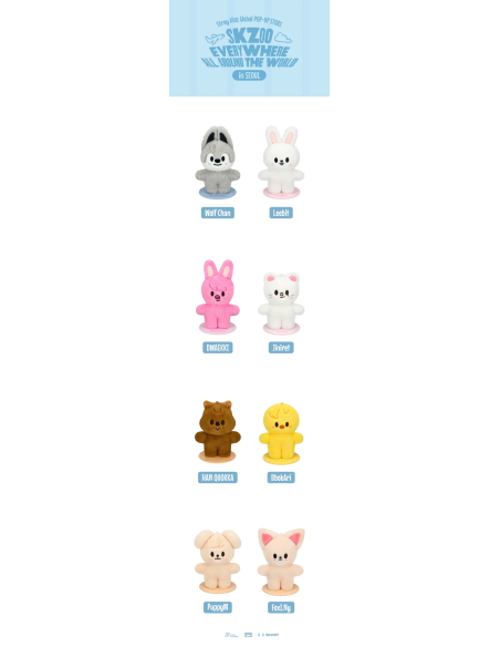 (PRE-ORDER) Stray Kids - [SKZOO Everywhere All Around The World in SEOUL] MD SKZOO PLUSH STANDING Ver.