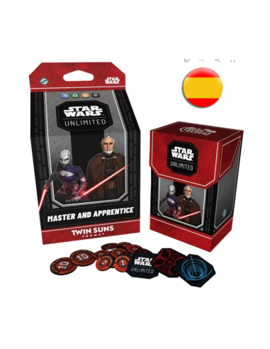 Star Wars Unlimited: Twin Suns Deck Master and Apprentice Spanish