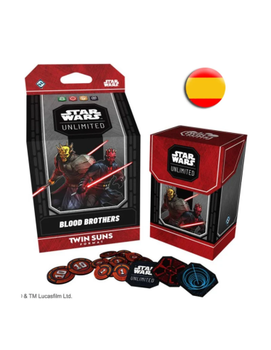 Star Wars Unlimited: Twin Suns Deck Blood Brothers  Spanish