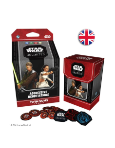 Star Wars Unlimited: Twin Suns Deck Negociaciones Agresivas Ingles