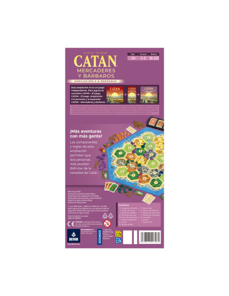 Catan: Mercaderes y Barbaros Expansión 5-6 Jugadores