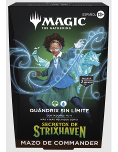 MTG - Quándrix sin límite Deck de Commander Secretos de Strixhaven (Español)