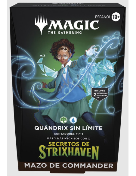 MTG - Quándrix sin límite Deck de Commander Secretos de Strixhaven (Español)